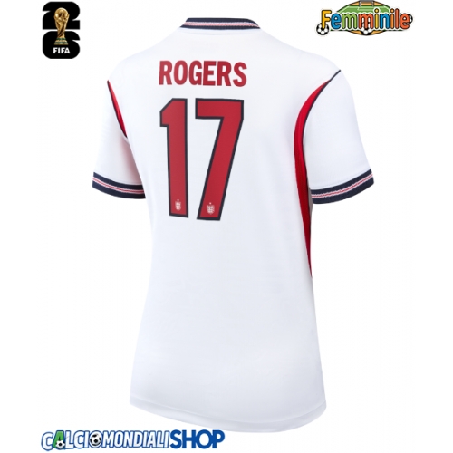 Maglie da calcio Inghilterra Morgan Rogers #17 Prima Maglia Femminile Mondiali 2026  Manica Corta